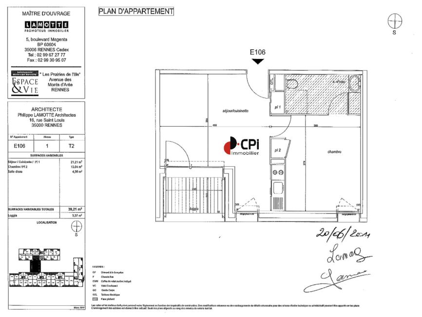 Vente terrain + maison RENNES Ille-et-Vilaine